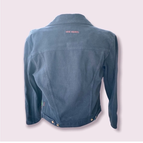 Jean Paul Gaultier JPG Jeans Black Denim Jacket Button Up Women’s 90s Vintage - Picture 3 of 10